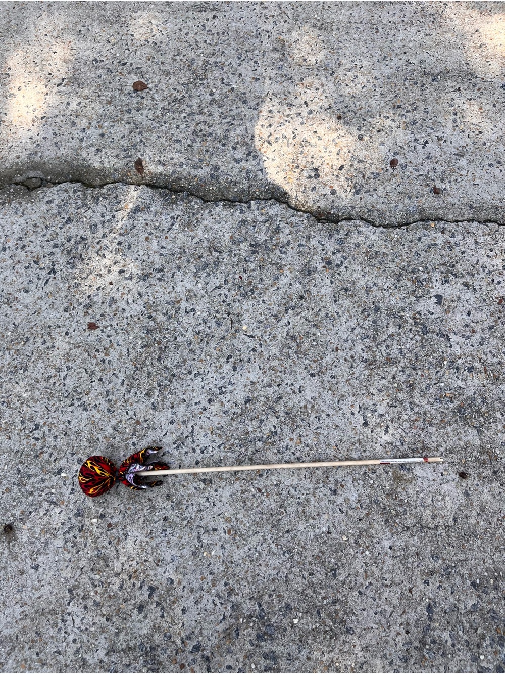 Red and Yellow Flame Kabuki Hair Stick (Women Jewelry)